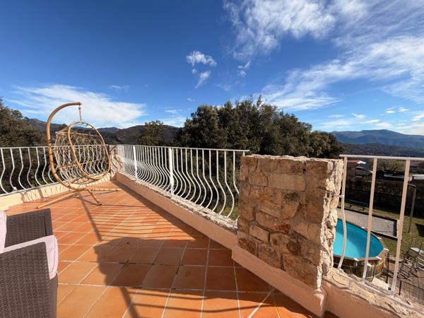 Bendejun (06390) Maison 6 pièces au calme absolue vue montagne