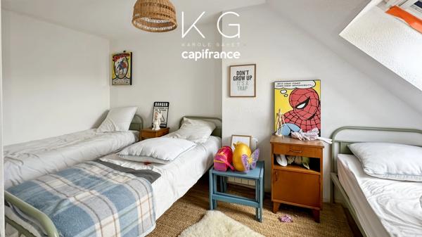 EXCLUSIVITE, à Tourgeville proche plage bel appartement en duplex 48 m2 à vendre 2 chambres, balcon et parking