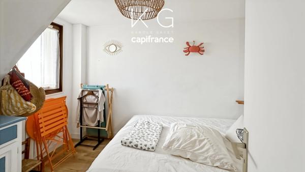 EXCLUSIVITE, à Tourgeville proche plage bel appartement en duplex 48 m2 à vendre 2 chambres, balcon et parking