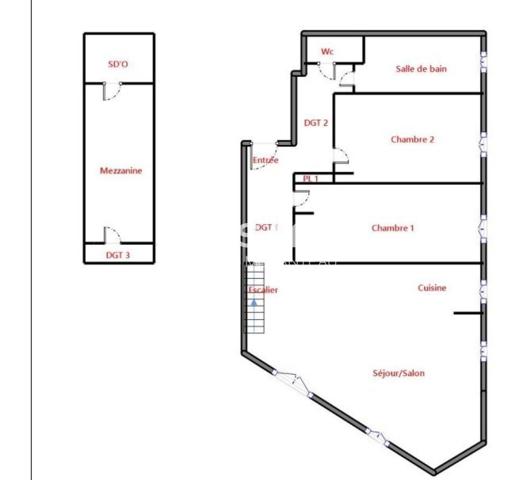 A 200m de la Mer pour les adeptes du tout à pieds.