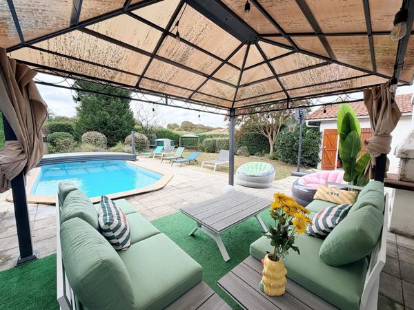 MAGESCQ - BEL ENSEMBLE IMMOBILIER 1 MAISON + 2 APPARTEMENTS + TERRAIN