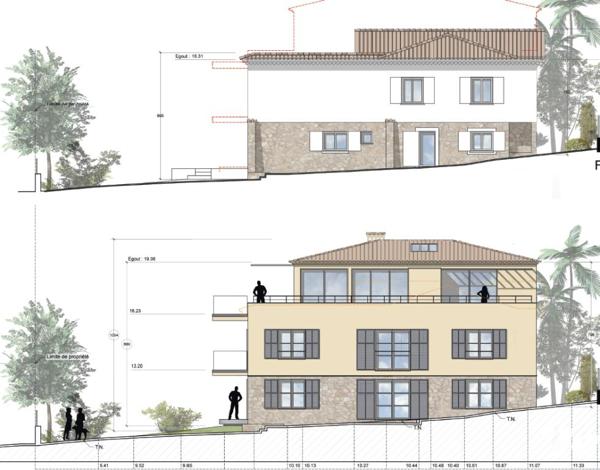 CANNES – Projet d’exception avec permis purgé – Vue mer & Îles de Lérins – Accès mer à 50 mètres