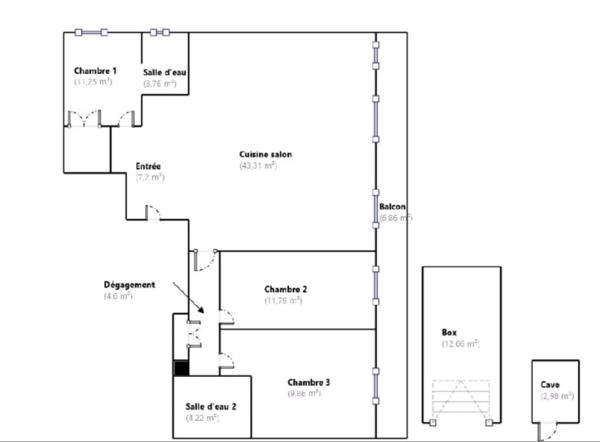 Appartement à PARIS 19EME ARRONDISSEMENT (75019)