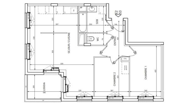 Appartement à vendre 3 pièces 60 m² Villeurbanne