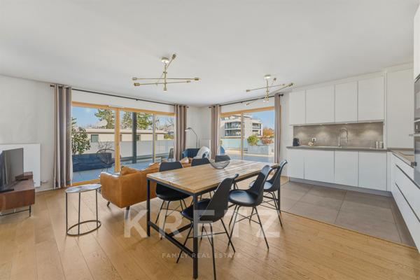 Exclusivité. VETRAZ-MONTHOUX - Penthouse meublé dans domaine sécurisé avec garage