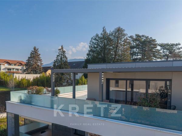 Exclusivité. VETRAZ-MONTHOUX - Penthouse meublé dans domaine sécurisé avec garage