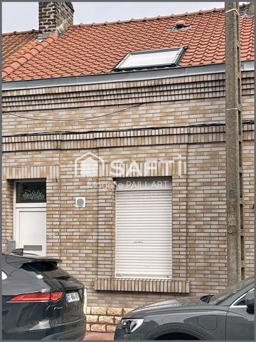 Charmante maison 2 chambres secteur Calais 60m² avec cour
