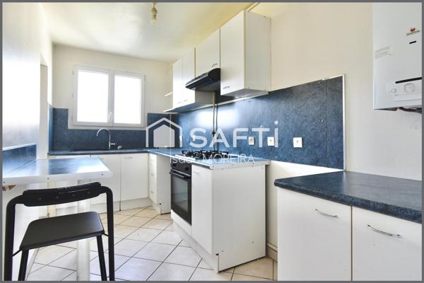 Appartement 3 pièces lumineux, proche toutes commodités