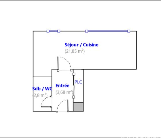 Studio à vendre 28,33 m² Créteil