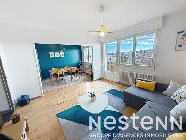 Appartement Metz - 2 chambres - 2 balcons - garage - cave - dernier étage