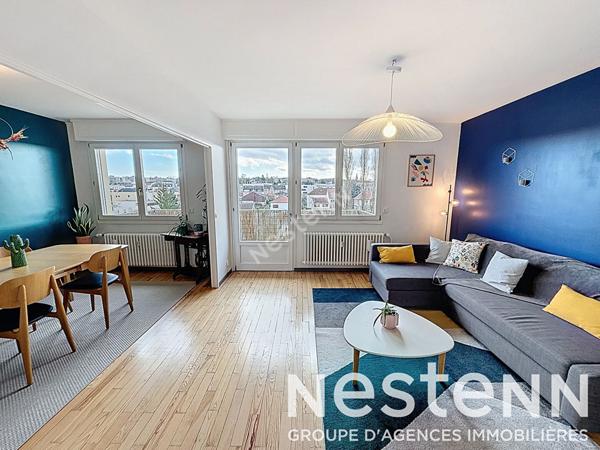 Appartement Metz - 2 chambres - 2 balcons - garage - cave - dernier étage