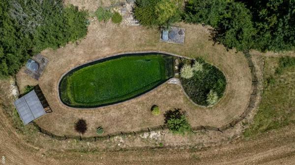 Maison ancienne - Gourdon Secteur Gourdon - Propriété en pierre de charme - 2 habitats, piscine naturelle - au calme en situation indépendante sur 2ha81