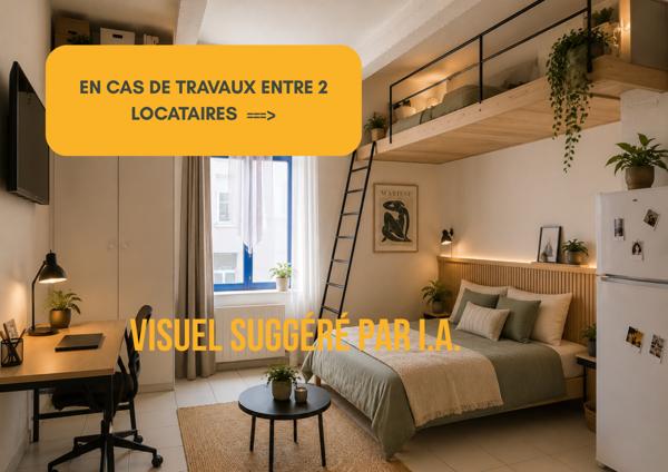 Appartement
                                                                                                                                                                                                                                                                                                                        1 pièce(s)                                                                                                                                                                                                                                                                                                                              22  m²