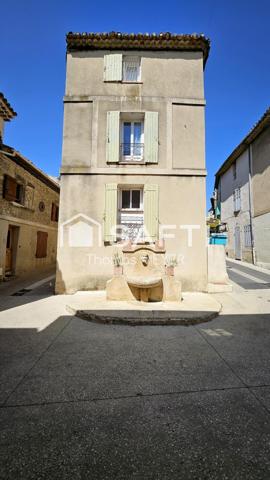 magnifique maison de ville avec salon vouté en pierre apparente