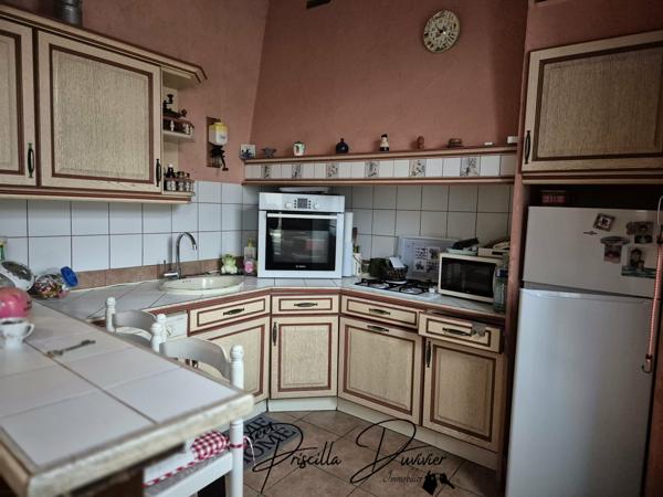 Angy (60250) Maison avec cour, garage, cave et jardin non attenant