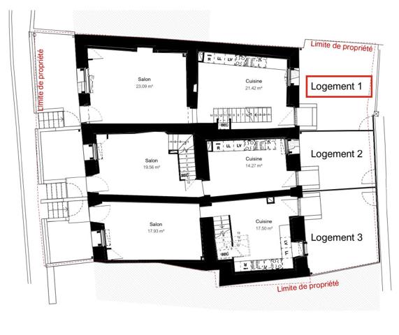 Maison de ville au DOUET