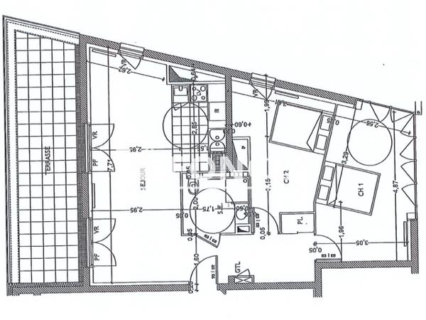 Location Appartement 3 pièces 63.01 m² - LA NOUE SAINT JEAN Orleans 45000