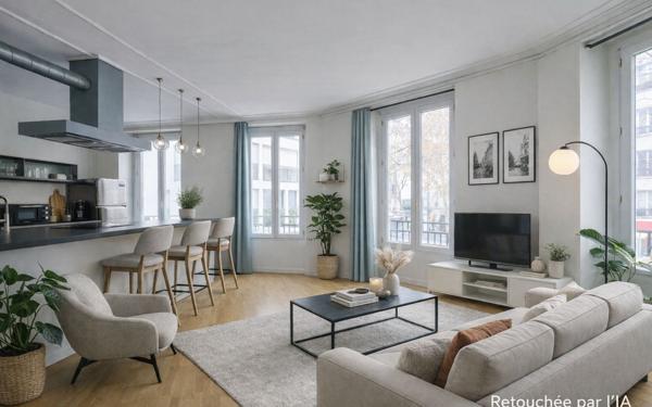 Appartement à vendre    3 pièces • 63,05 m2 Paris 17