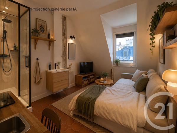 à vendre  35 m 2   PARIS  - 75018