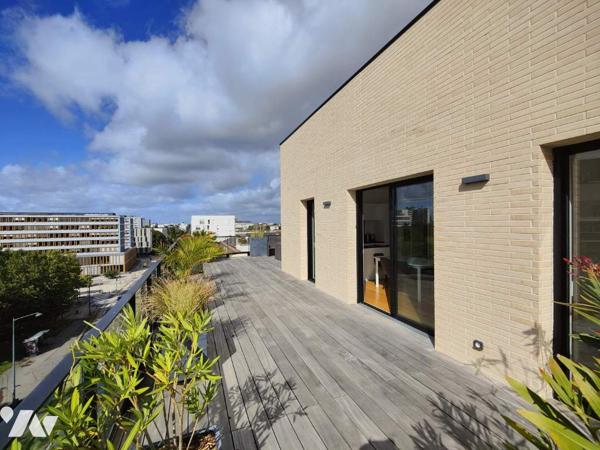 T3 en rooftop spacieux avec sa terrasse