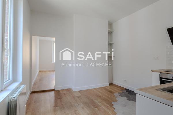 Appartement rénové au centre-ville de Méru