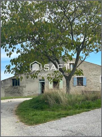 Authentique corps de ferme en pierre au cœur de la campagne de Niozelles
