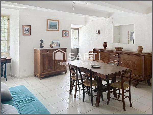 Authentique corps de ferme en pierre au cœur de la campagne de Niozelles