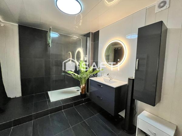 Maison avec terrasse en bois, dépendance et garage indépendant à Puiseux-en-France.