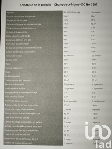 Terrain à vendre 396 m² Champs-sur-Marne