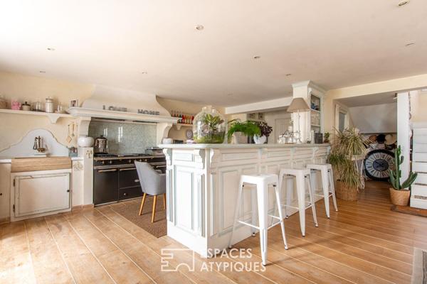 Maison de charme avec accès privé à la plage