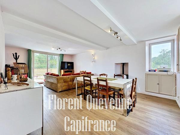 Maison en pierre + dépendances + terrain de 3120m²