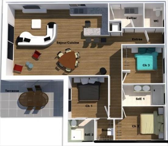 Maison à vendre |  Lons |  4 pièces | 113 m²