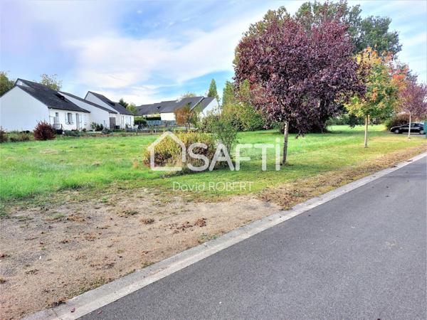 Terrain à bâtir 1219m² viabilisé tous réseaux