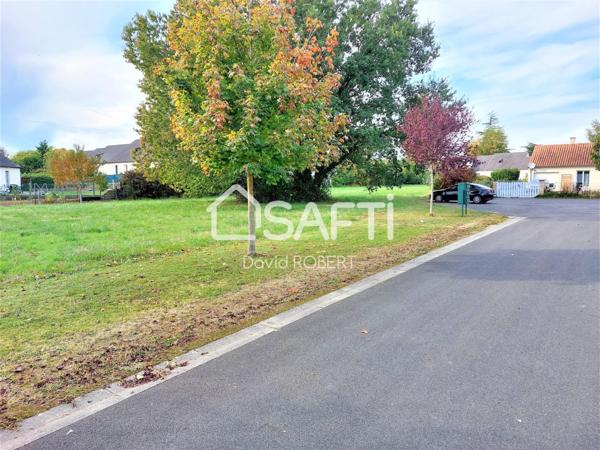 Terrain à bâtir 1219m² viabilisé tous réseaux