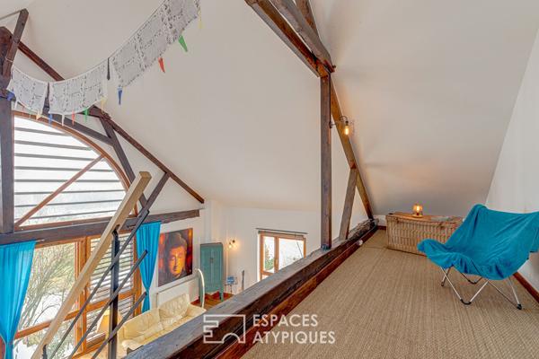 Ancienne grange à tabac rénovée avec jardin et source