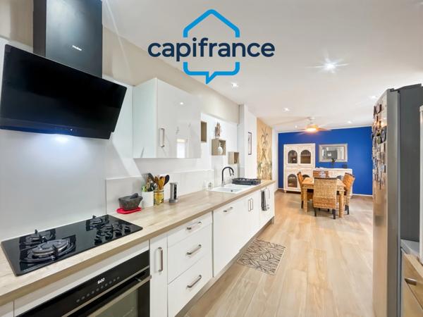 À Saint-André – Charmante maison de plain-pied T4 avec dépendance à louer non meublé