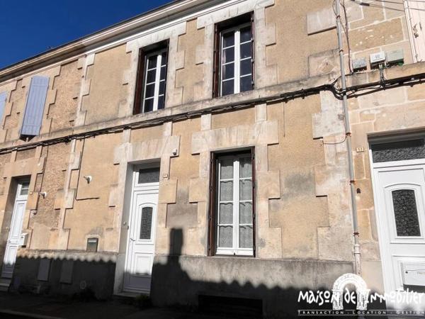 Vente Maison de ville - 3 pièces avec cave – 51m² - Centre-ville de COGNAC (Charente)