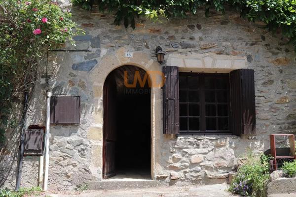 Maison de village en pierre - 95m2 - 4 chambres - Terrain non attenant