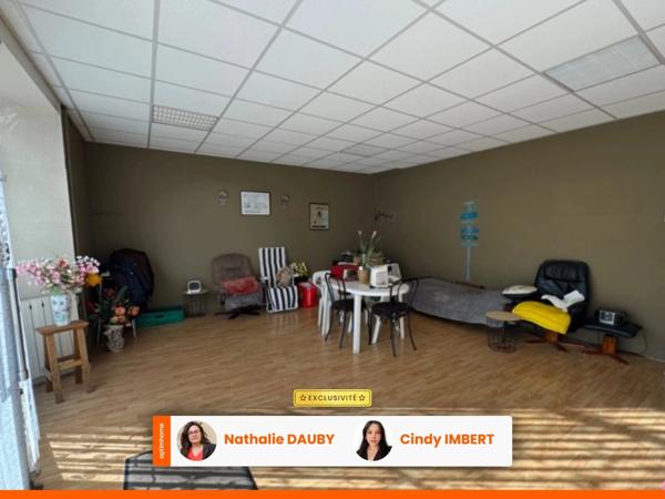 Ancien commerce avec partie habitation, grands volumes à réinventer entièrement (170m², 8 pièces)