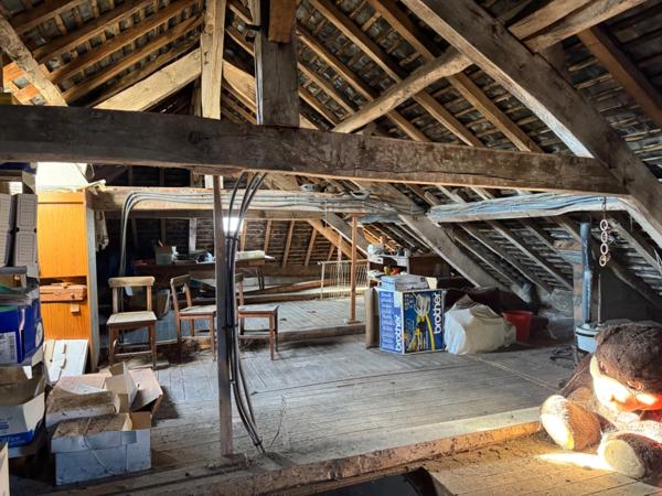 Ancien commerce avec partie habitation, grands volumes à réinventer entièrement (170m², 8 pièces)