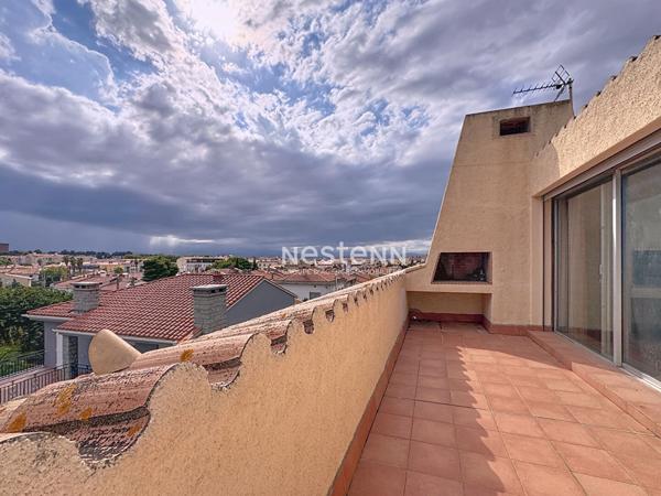 Maison a vendre a Perpignan de 170m2 - Secteur La Lunette en 4 faces et garage double.