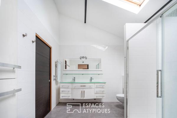 Loft en duplex avec terrasse et jardin