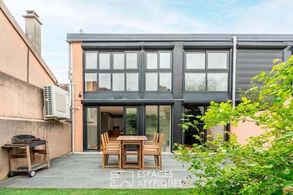 Loft en duplex avec terrasse et jardin