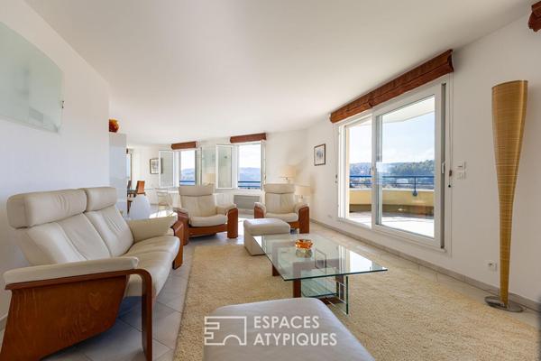 Attique avec sa vue imprenable