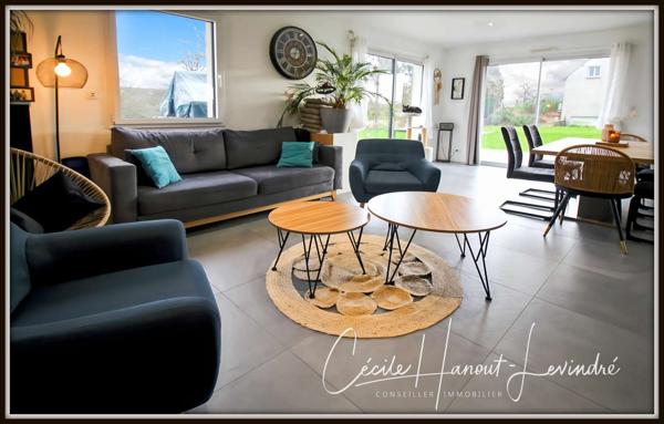 Pontorson (50170) SOUGEAL - Pavillon 2021 de 130 m² - 4 Chbres. Terrain: 1590 m² - DPE: A.