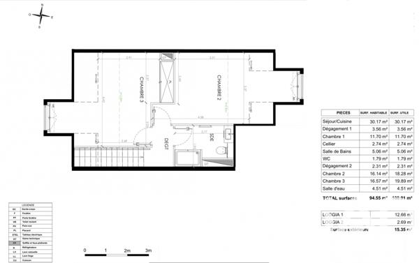 Appartement à vendre 4 pièces 95 m² Le Plessis-Robinson