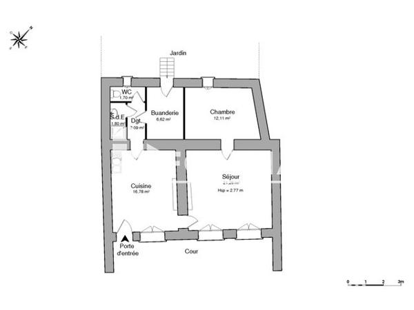 Location Maison 2 pièces 62.36 m² - 12 RUE SAINT JACQUES Change 72560