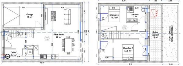 Vente maison Portiragnes, 80m² 3 pièces 289 000€ avec garage