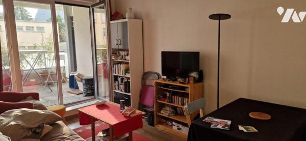 Saint Malo - Clos Cadot - Appartement T2 (44m²) loué - Terrasse (15.5m²) Sud-Ouest - RDC - Parking