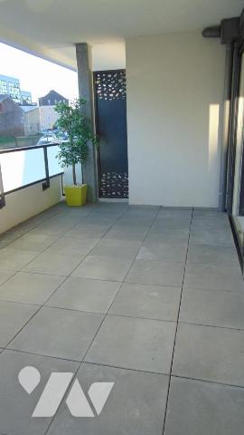 Saint Malo - Clos Cadot - Appartement T2 (44m²) loué - Terrasse (15.5m²) Sud-Ouest - RDC - Parking